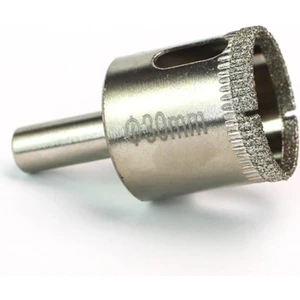 30 mm Mermer Granit Fayans Cam Yuvarlak Delme Panç Elmas Uç Yuvarlak Açma Matkap İçin Karot Ucu