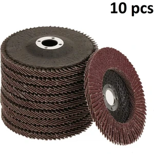 Avuç Taşlama Makinesi Için 115MM 10 Adet Yaprak Zımpra 10LU Flap Disk Alüminyum Oksit Aşındırma