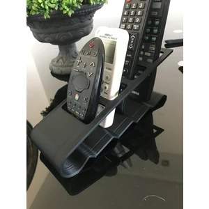 3D Layer Craft 4 Gözlü Kumandalık Televizyon Uydu Alıcısı Klima Kumandası Tutucu Kumanda Düzenleyici Tutacak Stand