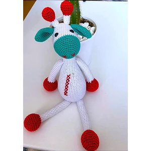 Hobby City Amigurumi Beyaz, Orman Hayvanı Zürafa, Uzun