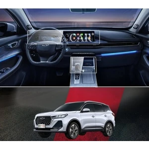 Chery Tiggo 7 Pro Avantgarde 2023-2024 Bilgi Ekranı ve Klima Kontrol Ünitesi Uyumlu Ekran Koruyucu
