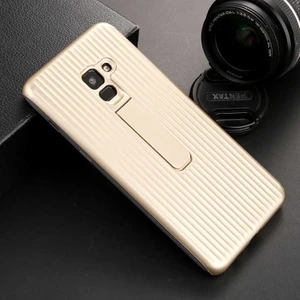 Galaxy A8 2018 Uyumlu Kılıf Özel Tasarım Renkli Standlı Mıknatıslı Wave Kapak