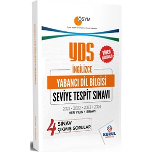 Kurul Yayıncılık   Yds İngilizce  4 Sınav Çıkmış Sorular