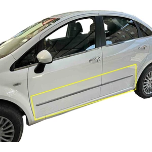Fiat Linea Sd Krom Yan Kapı Çıtası (Paslanmaz Çelik) - 2012-2017 Modeller (4 Parça)