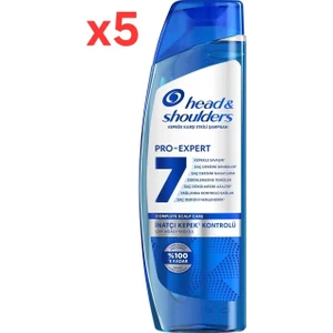 Head & Shoulders Pro-Expert 7 Çay Ağacı ile Inatçı Kepek Kontrolü Şampuan 300 ml 5 Adet