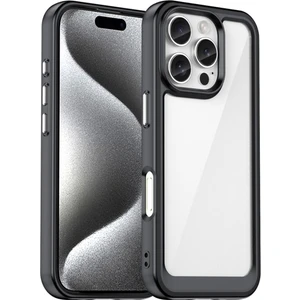 Apple iPhone 16 Pro Shield Serisi Darbeye Dayanıklı Yarı Esnek Plastik Tpu Kılıf - AL8100