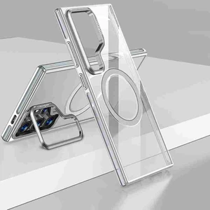 Samsung Galaxy S25 Ultra Uyumlu Standlı Magsafe Kapak