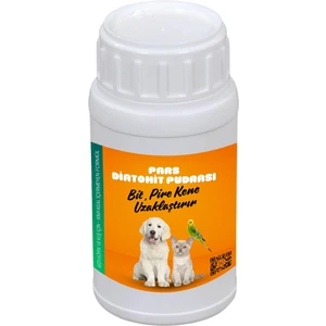 Kedi Köpek ve Kuş Için Bit Pire Kene Önleyen Doğal Diatomit Tozu 100 gr