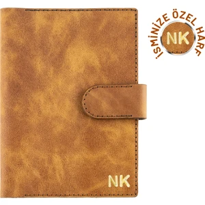 Twingold Kişiye Özel Rainbow A5 Defter ve Ajanda Kılıfı Camel