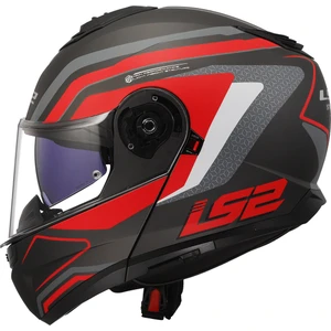 Strobe 2 Phantom Mat Tıtanıum-Gri-Kırmızı Kask