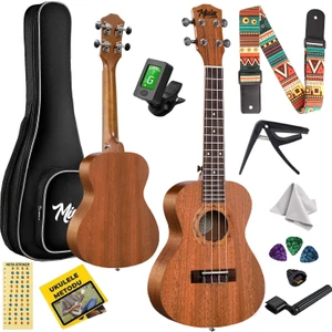 TN-26MC Set Maun Tenör Ukulele (Softcase Tuner Capo Metod Nota Sticker Askı Pena)