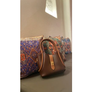 Damla Cılız Kadın Çanta Bordo-Taba