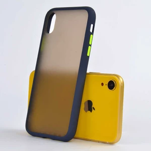 Vardar Aksesuar Apple iPhone Xr Uyumlu Kılıf Mat Renkli Parmak Izi Yapmayan Özel Tasarım Fri Silikon