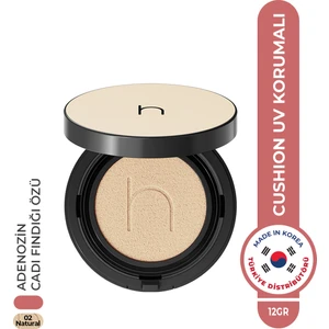 Uzun Süre Kalıcı Zero Fit Cushion Kore Fondöten Doğal Bitişli SPF50+ PA++++ Güneş Koruyucu 12g Natural