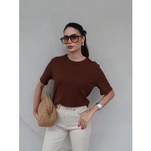 Esra Helvacı Bisiklet Yaka T-Shirt