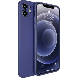 Vardar Aksesuar Apple iPhone 12 Mini Uyumlu Kılıf Içi Kadife Renkli Pürüzsüz Esnek Kamera Korumalı Gorentsi Kapak