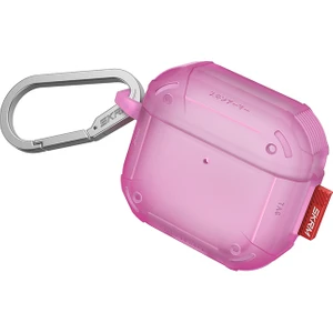 Airpods 4 Kılıf Airbagli 360 Derece Tam Koruma Mecha Ce Askı Aparatlı Kılıf Pembe