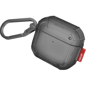 Airpods 4 Kılıf Airbagli 360 Derece Tam Koruma Mecha Ce Askı Aparatlı Kılıf Füme