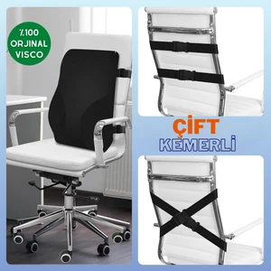 Visco Bel Yastığı Sırt Minderi Ortopedik Bel Minderi Ortopedik Sırt Yastığı %100 Visco Destek Minder