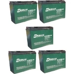 12V 24 Amper (Dik) Elektrikli Bisiklet Aküsü  5'lü Paket
