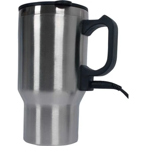 Techno Station Araç Içi Su Isıtıcı Çelik Oto Kettle Termos Kupa Bardak Metal 12V 500ML