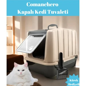 Comanchero Kapalı Kedi Tuvaleti Kürek Hediyeli