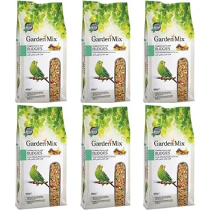 Garden Mix Platin Meyveli Muhabbet Kuş Yemi 1 kg x 6 Adet