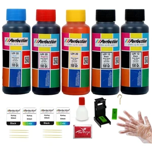 Hp 653 Kartuş Uyumlu Dolum Seti 5X100 Gr. Aparatlı+Solüsyonlu