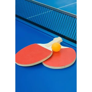 Techno Station Masa Tenisi Raketi 2 Raket + 3 Top Kaliteli Kaydırmaz Ahşap Raket Table Tennis