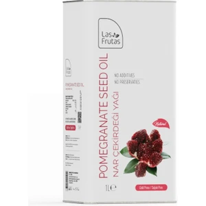 Las Frutas Nar Çekirdeği Yağı 1 Lt – Soğuk Sıkım, Çok Amaçlı, Saf & Doğal