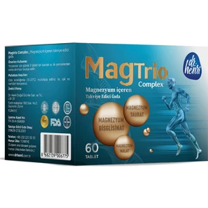 Dr. Henri Magtrio Complex, Magnezyum Içeren Takviye Edici Gıda, 60 Tablet