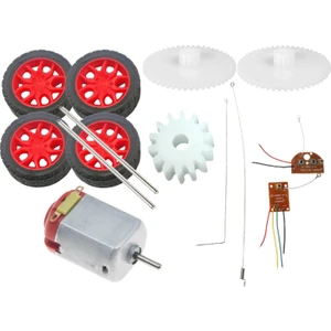 Ø30MM Kauçuk Tekerlek Mil Uzaktan Kumanda Modülü Motor Dişli Seti