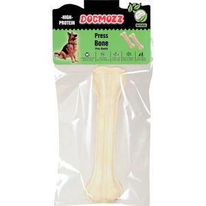 Dogmozz Premium Deri Pres Beyaz Köpek Kemiği 22 cm