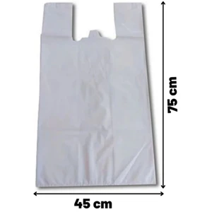 25 Adet Extra Kalın POŞET45X75 Sızdırmaz Et Taşıma Poşeti (40-50 kg Taşır)