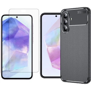 Samsung Galaxy A56 Kılıf Zore Negro Silikon Kapak + Nano Ekran Koruyucu