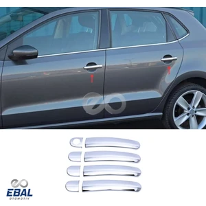 Ebal Oto Vw Polo Krom Kapı Kolu Seti 4 Kapı 2008-2017 Arası P.Çelik