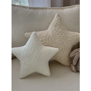 Bebek Çocuk Odası Stars Yıldız Yastık Ekru - Beyaz