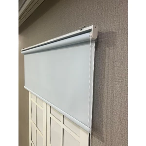 Donatti Güneşlik Düz Stor Perde Ithal Mat Polyester Açık Mavi