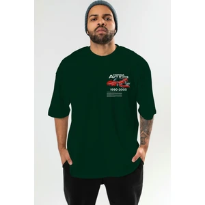 Honda Acura Nsx Ön Sol Baskılı Oversize T-Shirt Erkek Kadın Unisex  Pamuk Bisiklet Yaka Tişort