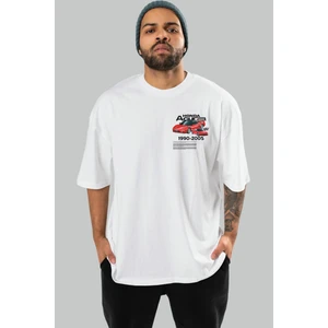 Honda Acura Nsx Ön Sol Baskılı Oversize T-Shirt Erkek Kadın Unisex  Pamuk Bisiklet Yaka Tişort