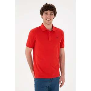 U.S. Polo Assn. Erkek Kırmızı Tişört Basic 50284641-VR030