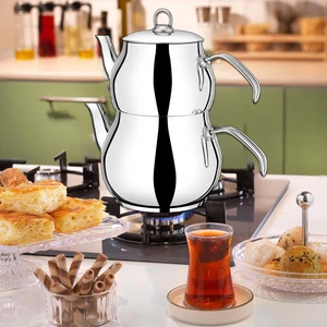 Yunusoğlu Home Modern Midi Boy Çelik Çaydanlık