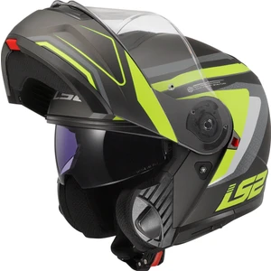 Ls2 Strobe 2 Phantom Neon Sarı Çene Açılır Motosiklet Kaskı