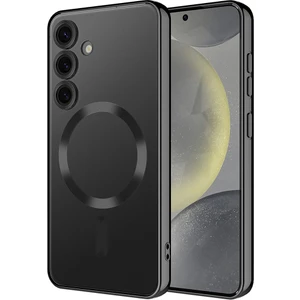 Samsung Galaxy S24 Fe Kılıf Renkli Kenarlı Magsafeli Kamera Korumalı Demre Silikon