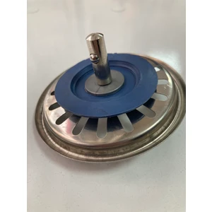 Büyük Lavabo Sifonu Krom Tıkayıcı Aparat