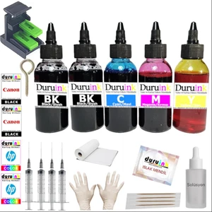 Duruınk Hp Deskjet 2800 2878 2876 (653) Kartuş  Dolum Seti 5 Li Set 5X100ML