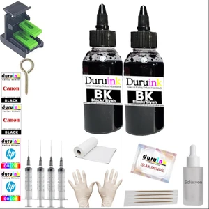 Duruınk Hp Deskjet 2700/2720 Yazıcı Uyumlu  305 Kartuş Dolum Seti 2X100ML Siyah