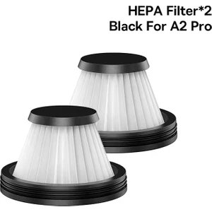 Hepa Filtre Baseus A2 Pro Şarjlı El Süpürgesi Uyumlu Yedek Aksesuar 2li Set
