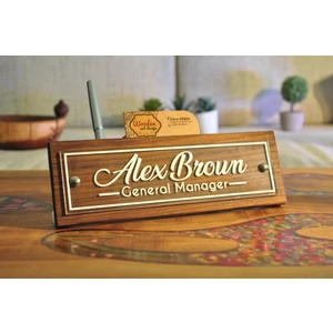 Masif Ceviz Isimlik,masa Isimlği Ceviz