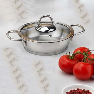 Held Çelik Sahan Cam Kapaklı 20 cm